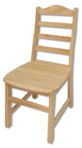 Drewmax KT109 - Dřevěná židle masiv borovice (Kvalitní borovicová jídelní židle z masivu)