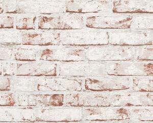 Vliesová tapeta na zeď New England 2 9078-13 | 0,53 x 10,05 m | béžová, červená | A.S. Création