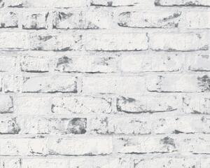Vliesová tapeta na zeď Black And White 4 9078-37 | 0,53 x 10,05 m | béžová, šedá | A.S. Création