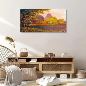 Obraz na plátně Obraz na plátně Malování stromů vody
