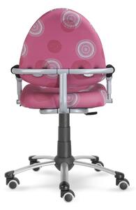 Dětská rostoucí židle Freaky 2436 090 kruhy růžové (Výškově i hloubkově stavitelná židle Mayer)