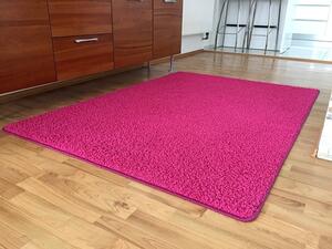 Vopi | Kusový koberec Color Shaggy růžový 140x200 cm, obdélník