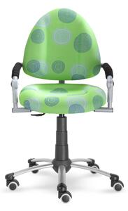Dětská rostoucí židle Freaky 2436 093 kruhy zelené (Výškově i hloubkově stavitelná židle Mayer)