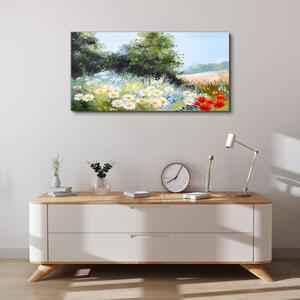 Obraz na plátně Obraz na plátně Květiny strom volně žijících živočichů