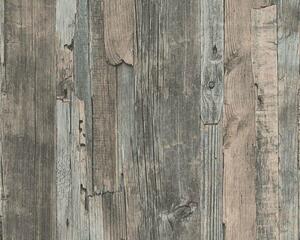 Vliesová tapeta na zeď Decoworld 95405-2 | 0,53 x 10,05 m | béžová, šedá | A.S. Création