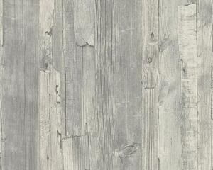 Vliesová tapeta na zeď Decoworld 95405-4 | 0,53 x 10,05 m | šedá | A.S. Création