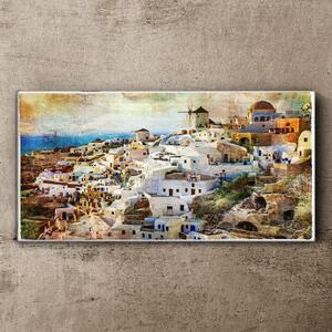 Obraz na plátně Obraz na plátně Městské moře panoráma města