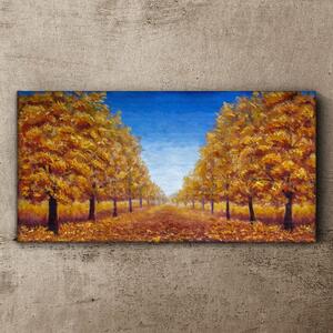 Obraz na plátně Obraz na plátně Podzimní malba stromu