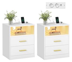 Set dvou nočních stolků CUSTOS LET829WB01 (2 ks)