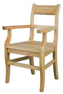 KT115 dřevěná jídelní židle masiv borovice Drewmax (Kvalitní nábytek z borovicového masivu)