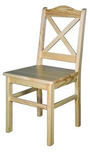 KT113 dřevěná jídelní židle masiv borovice Drewmax (Kvalitní nábytek z borovicového masivu)