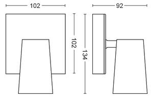 50571/31/PN Paisley bodové svítidlo 1x GU10 5,5W bez zdroje IP20, bílé