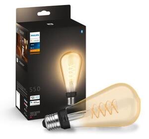 HUE White LED Filament žárovka E27 ST72 7W 550lm 2100K IP20, stmívatelná