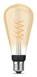 HUE White LED Filament žárovka E27 ST72 7W 550lm 2100K IP20, stmívatelná
