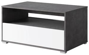 KONFERENČNÍ STOLEK, antracitová, bílá, kompozitní dřevo, 90/45/55 cm P & B - Konferenční stolky, Online Only