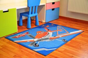 Vopi | Dětský koberec Disney Planes 01 Dusty, červený/modrý