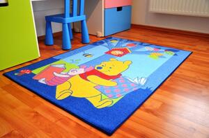 Vopi | Dětský koberec Winnie Story W86, modrý