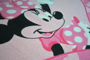 Vopi | Dětský koberec Minnie Hello M24, růžový