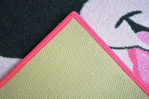 Vopi | Dětský koberec Minnie Hello M24, růžový