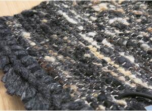 Linie Design Vlněný koberec Valdi Charcoal, uhlový Barva: Charcoal (uhlově šedá), Rozměr: 140x200 cm