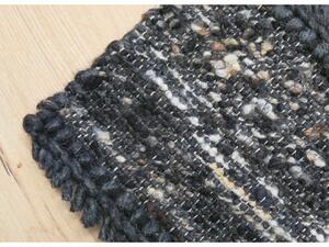 Linie Design Vlněný koberec Valdi Charcoal, uhlový Barva: Charcoal (uhlově šedá), Rozměr: 140x200 cm