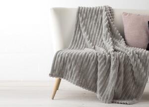 Textil Antilo Pléd Glasgow Grey, šedý, hřejivý, 220x240 cm Rozměr: 220x240 cm