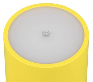 Nabíjecí stolní lampa LED Fernandez, žlutá, IP54, CCT, stmívatelná