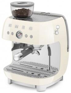 SMEG 50's Retro Style pákový kávovar EGF03 s mlýnkem na kávu 2 šálky krémový EGF03CREU