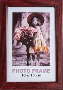 FANDY Dřevěný rámeček Style 10x15 5 červený