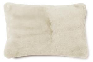 Skinnwille Home Collection Polštář Fluffy, umělá kožešina, béžový, 60x40 cm