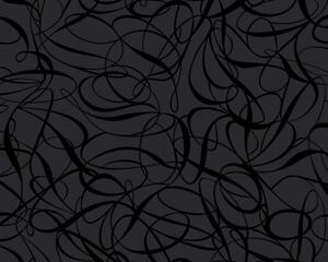 Vliesová tapeta na zeď Black And White 3 1320-62 | 0,53 x 10,05 m | černá | A.S. Création