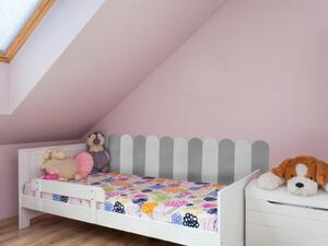 Nástěnný ochranný pás LOOP za postel do dětského pokoje - Růžová