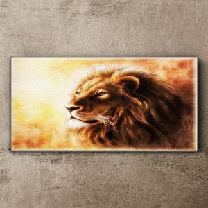Obraz na plátně Obraz na plátně Abstraktní zvířecí kočka lva