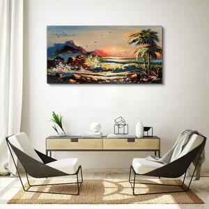 Obraz na plátně Obraz na plátně Pobřežní slunce