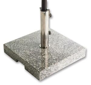 Žulový stojan na slunečník 40kg, 45x45x7,5 cm