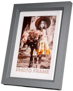 FANDY Dřevěný fotorámeček Bevel 10x15 4 šedý