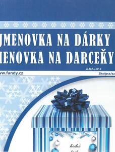 FANDY Jmenovky na dárky XMAJ-013