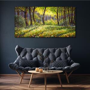 Obraz na plátně Obraz na plátně Lesní květiny Příroda