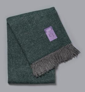 Lejaan Pléd Classic Wool 140 x 200 cm Zeleno-šedá