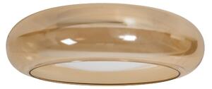 LED stropní lampa NITH se stmívačem Sklo Světle hnědá