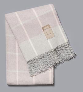 Lejaan Pléd Stylish Cashmere 140 x 200 cm Růžovo-šedá