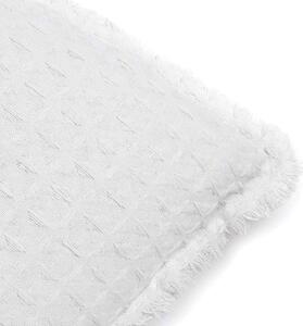 Calma House Bavlněný povlak na polštář Panal White, bílý, 45x45 cm