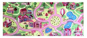 Vopi | Dětský koberec Sladké město - 60 x 60 cm