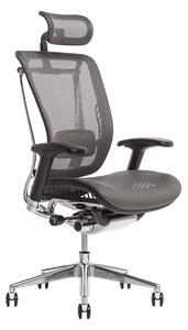 Kancelářská židle s podhlavníkem LACERTA (více barev) Šedá