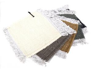 Linie Design Vlněný koberec Birla White, bílý Rozměr: 140x200 cm