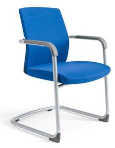 Jednací židle Office More JCON WHITE — více barev, nosnost 120 kg Modrá