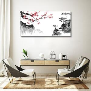 Obraz na plátně Obraz na plátně Asijské třešňové stromy