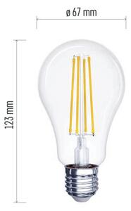 Emos lighting LED žárovka Filament A67 11W E27 neutrální bílá