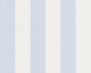 Vliesová tapeta na zeď Styleguide Klassisch 2019 3140-24 | 0,53 x 10,05 m | modrá, bílá | A.S. Création