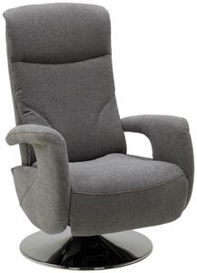 RELAXAČNÍ KŘESLO, textil, šedá Dieter Knoll - Relaxační křesla
